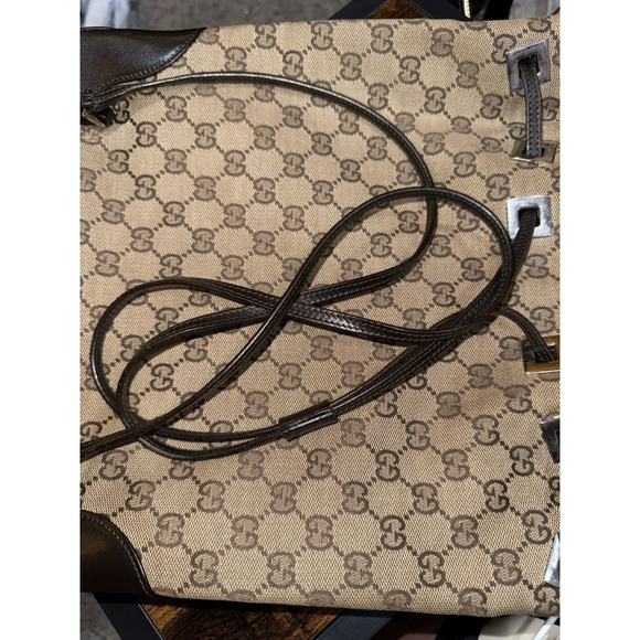 GUCCI GG Monogram Canvas Drawstring Backpack Rucksack - Picture 16 of 16
